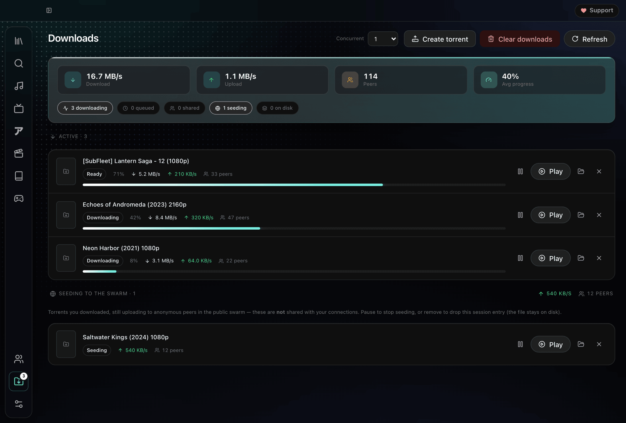 GhostWire Downloads — stream titles while they download