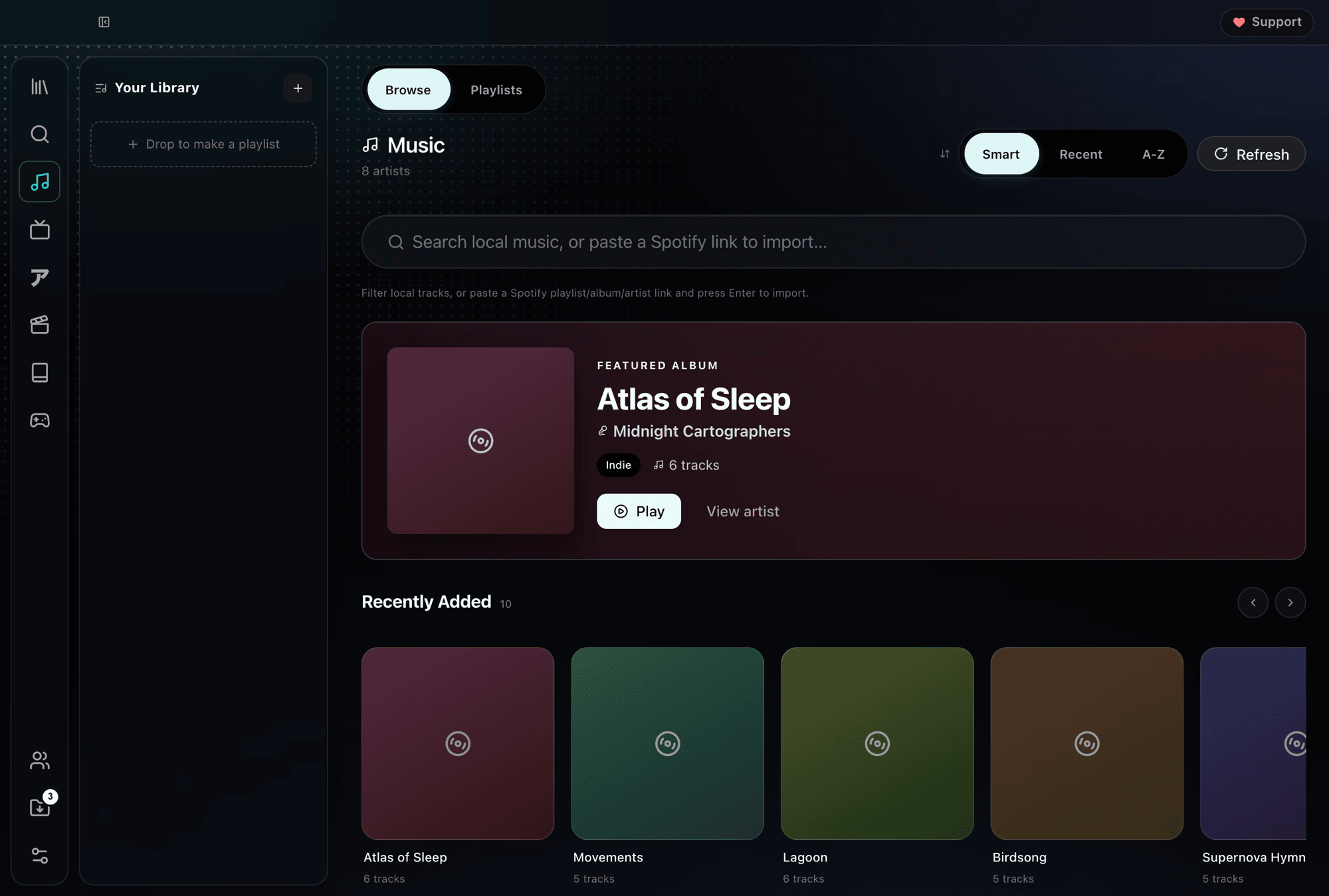GhostWire Music — your local music library and player
